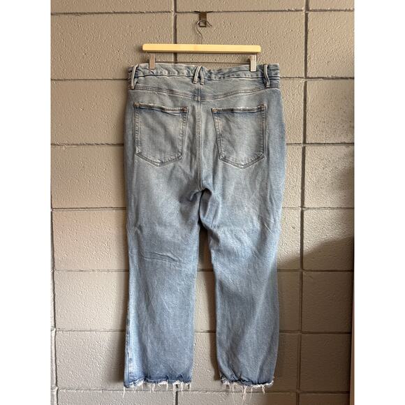 Women's Good American Good Legs Crop Mini Boot in Indigo 510 size 16 Bohemian - Picture 4 of 7